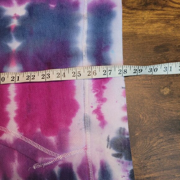 Abercrombie & Fitch Hoodie L Tie Dye Soft Fleece Stretch Pocket Front - Picture 10 of 10